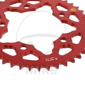 Preview: Alu-Kettenrad: 44Z, Teil.: 525 rot, Sitta, Innen Ø : 110, Lochkr.: 131