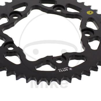 Preview: Alu-Kettenrad: 44Z, Teil.: 530 schwarz, Sitta, Innen Ø : 120, Lochkr.: 140