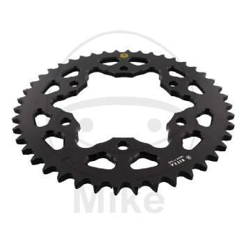 Alu-Kettenrad: 44Z, Teil.: 525 schwarz, Sitta, Innen Ø : 110, Lochkr.: 130