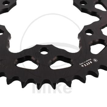 Preview: Alu-Kettenrad: 44Z, Teil.: 525 schwarz, Sitta, Innen Ø : 110, Lochkr.: 130