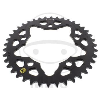 Alu-Kettenrad, 40Z, Teil.: 520 schwarz, Sitta, Innen Ø : 110, Lochkr.: 131