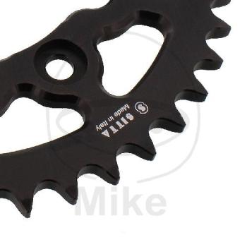 Preview: Alu-Kettenrad, 42Z, Teil.: 525 schwarz, Sitta, Innen Ø : 100, Lochkr.: 124