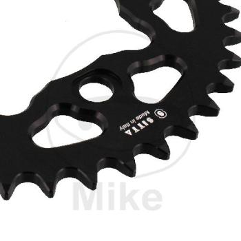 Preview: Alu-Kettenrad, 40Z, Teil.: 520 schwarz, Sitta, Innen Ø : 101, Lochkr.: 124