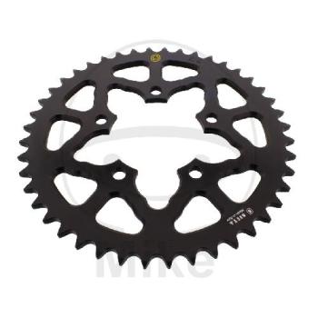 Alu-Kettenrad, 44Z, Teil.: 520 schwarz, Sitta, Innen Ø : 080, Lochkr.: 100