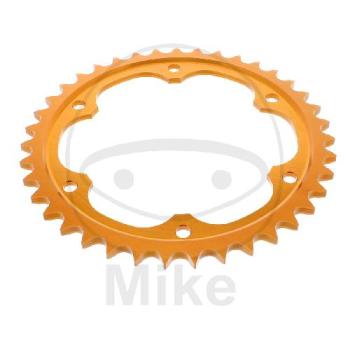 Alu-Kettenrad, 39Z, Teil.: 525 orange, Esjot, Innen Ø : 128.3 LK155