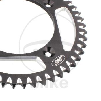 Preview: Alu-Kettenrad, 50Z, Teil.: 428 schwarz, JMP , Innen Ø : 110, Lochkr.: 132