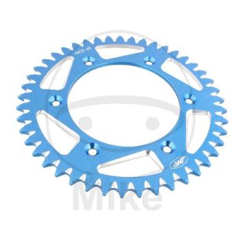 Alu-Kettenrad: 45Z, Teil.: 520 blau, JMP , Innen Ø : 125, Lochkr.: 150