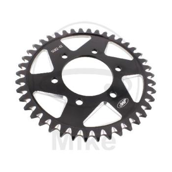 Alu-Kettenrad: 42Z, Teil.: 525 schwarz, JMP , Innen Ø : 080, Lochkr.: 104