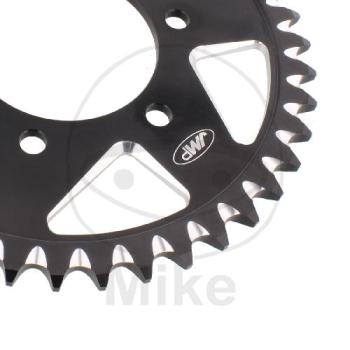 Preview: Alu-Kettenrad: 42Z, Teil.: 525 schwarz, JMP , Innen Ø : 080, Lochkr.: 104