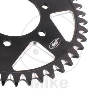 Preview: Alu-Kettenrad: 43Z, Teil.: 525 schwarz, JMP , Innen Ø : 080, Lochkr.: 104