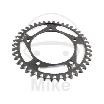 Alu-Kettenrad: 42Z, Teil.: 525 schwarz, JMP , Innen Ø : 120, Lochkr.: 140