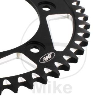 Preview: Alu-Kettenrad, 48Z, Teil.: 530 schwarz, JMP , Innen Ø : 134, Lochkr.: 160