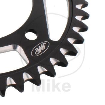 Preview: Alu-Kettenrad: 43Z, Teil.: 525 schwarz, JMP , Innen Ø : 112, Lochkr.: 138