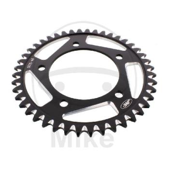 Alu-Kettenrad: 44Z, Teil.: 525 schwarz, JMP , Innen Ø : 112, Lochkr.: 138