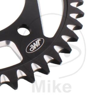 Preview: Alu-Kettenrad: 44Z, Teil.: 525 schwarz, JMP , Innen Ø : 112, Lochkr.: 138