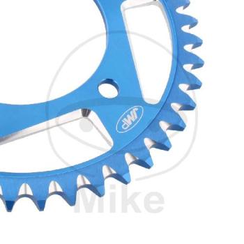 Preview: Alu-Kettenrad, 45Z, Teil.: 525 blau, JMP , Innen Ø : 112, Lochkr.: 138