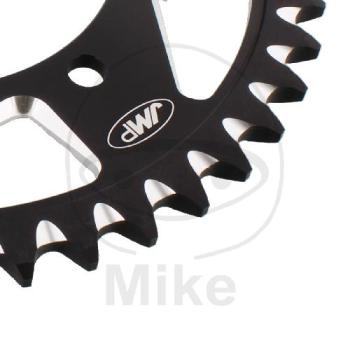 Preview: Alu-Kettenrad: 44Z, Teil.: 525 schwarz, JMP , Innen Ø : 110, Lochkr.: 130