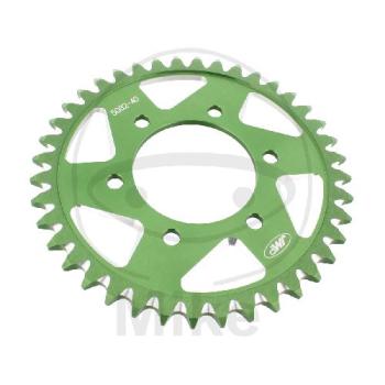 Alu-Kettenrad: 40Z, Teil.: 525 grün, JMP , Innen Ø : 080, Lochkr.: 104