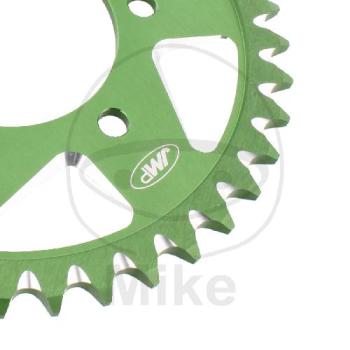 Preview: Alu-Kettenrad: 40Z, Teil.: 525 grün, JMP , Innen Ø : 080, Lochkr.: 104