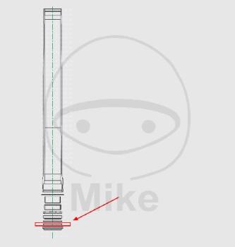 Preview: Abstreifring, für Gabel, Kayaba