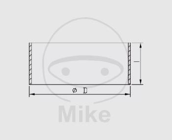 Kayaba, Kolbenring, für Federbein, 46X12