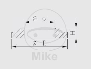 Preview: Staubkappe für Federbein, 18X34X10, Kayaba