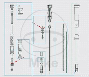 Preview: Unterlegscheibe, Zug-/Druckstufe, 8X20X1,6, Kayaba