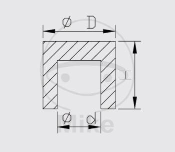 Preview: Ventilkappe, 8X9X11, Kayaba