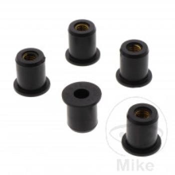 Preview: Gummi Einzugsmuttern-Satz für Verkleidungsteile, Tourmax