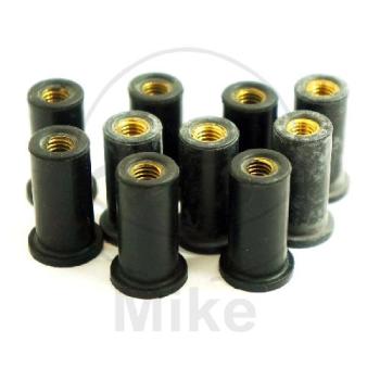 Gummimuttern-Satz, M6X1,00 25 mm, Pro Bolt