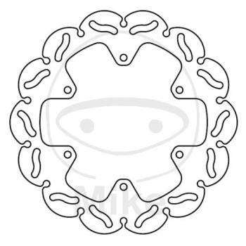 Bremsscheibe, starr, RAC, TRW