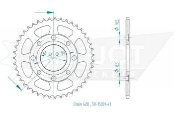 Preview: Kettenrad, 43 Zähne