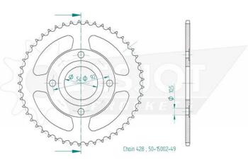 Preview: Kettenrad, 49 Zähne