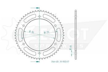 Preview: Kettenrad, 57 Zähne