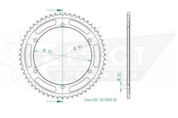 Preview: Kettenrad, 55 Zähne