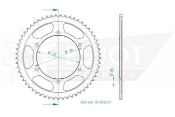 Preview: Kettenrad, 57 Zähne