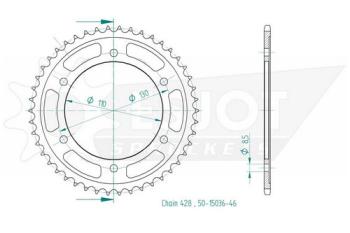Preview: Kettenrad, 46 Zähne