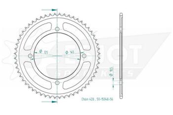 Preview: Kettenrad, 56 Zähne