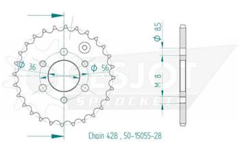 Preview: Kettenrad, 28 Zähne