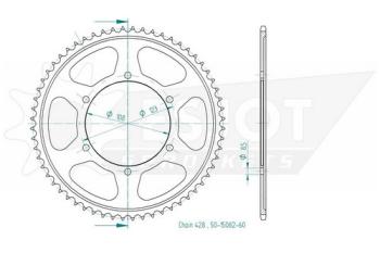 Preview: Kettenrad, 60 Zähne