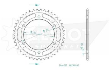 Preview: Kettenrad, 42 Zähne