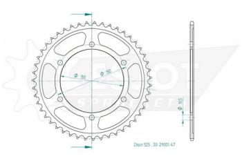 Preview: Kettenrad, 47 Zähne