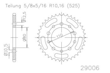 Preview: Kettenrad, 36 Zähne