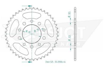 Preview: Kettenrad, 44 Zähne