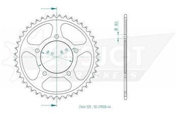 Preview: Kettenrad, 44 Zähne