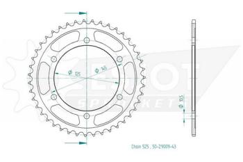 Preview: Kettenrad, 43 Zähne