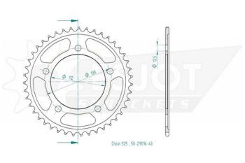 Preview: Kettenrad, 43 Zähne