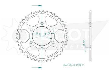Preview: Kettenrad, 41 Zähne