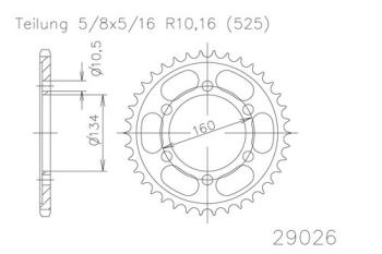 Preview: Kettenrad, 46 Zähne