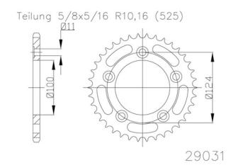 Preview: Kettenrad, 36 Zähne